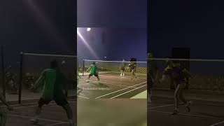 Deceptive Return of Service badminton shorts shortvideo [upl. by Klimesh]