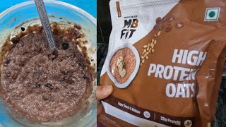 Muscle Blaze High Protein Oats Review  Muscle Blaze High Protein Oats Recipe  High Protein Oats [upl. by Imak610]