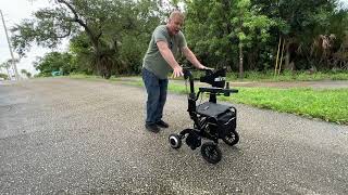 Motorized Walker That Turns Into a Power Wheelchair  The Wheellator [upl. by Laddie]