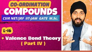 Lec 16  Coordination Compounds  Valence Bond Theory  IV  CSIRNETJRF  GATE  JAM [upl. by Elston260]