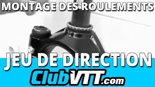 Montage jeu de direction vtt  107V [upl. by Nonnairb]