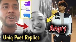 Uniq Poet replies Swopnil Laltin Angry on Swopnil Shabdajaals New Song Hip Hop News Baadal [upl. by Suchta]