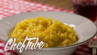 How to Make Risotto Alla Milanese  Recipe in description [upl. by Stevy]