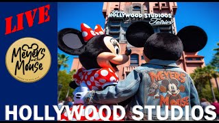 🔴 LIVE  HOLLYWOOD STUDIOS  DISNEY WORLD LIVE STREAM [upl. by Norah]