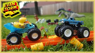 MAXDs Monster Jam Truck Scavenger Hunt Kids Adventure [upl. by Ellerey779]