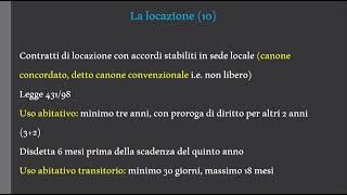 LOCAZIONE E AFFITTO Esame Per Agente Immobiliare Preparazione Per LOrale [upl. by Cindra866]