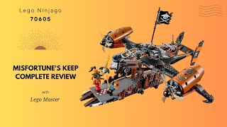 Lego Ninjago 70605 Misfortunes Keep Complete Review [upl. by Depoliti]