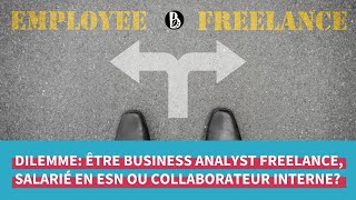 Dilemme  Business Analyst freelance salarié d’ESN ou collaborateur interne [upl. by Gallard836]