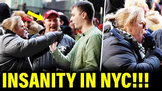 I Debated Trump Supporters in NYC It Got HEATED [upl. by Henry569]