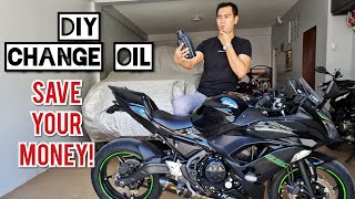 Gaano Kadali Mag Change Oil ng Motor  Using 15w50 Instead of 10w40 [upl. by Edrahc]