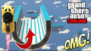 MAGNIFIQUE STUNT EN ROCKET VOLTIC GTA 5 ONLINE [upl. by Agnot]