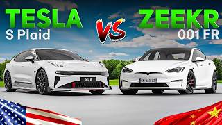 Tesla Model S Plaid vs Zeekr 001 CHINESE EVs Taking the LEAD [upl. by Thorrlow]