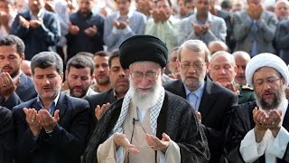 Ayatullah Khamenei Leads Eid Prayers 2014 [upl. by Ashli]