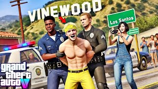 😲Franklin Arrests WWE Super Star Logan Paul For Crypto ScamGTA 5 Real Life Mod Remastered Season 1 [upl. by Rolat]