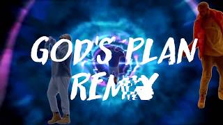 Drake  Gods Plan Hakuzu Remix Visual Lyric Video [upl. by Ramin180]