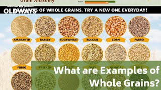 What Are Whole Grains List of Whole Grains [upl. by Dedrick931]