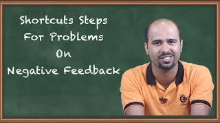 Shortcut Steps for Problems on Negative Feedback  Electronic Devices and Circuits 2 in EXTC [upl. by Anuqahs]