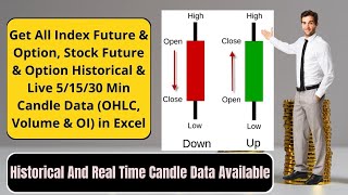 Get All Future amp Option Stock Historical amp Live Candle Data OHLC Vol amp OI in Excel candlestick [upl. by Aduh]