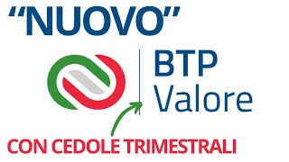 Anteprima Nuovo BTP valore con durata 5 anni e cedole trimestrali [upl. by Tedi]