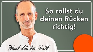 So rollt man den Rücken richtig Faszienrollmassage [upl. by Field]