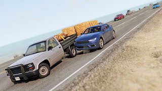 BeamNG Drive  Cars vs RoadRage 28 The Cars Are Fighting Back [upl. by Yordan]