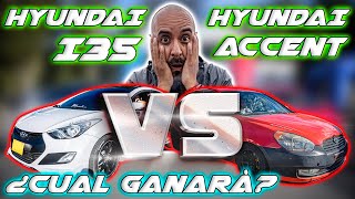 Hyundai I35 VS Accent Modificado Drag Race [upl. by Brunhild857]