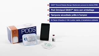 Formation sur la pompe à insuline Omnipod DASH® – Matériel nécessaire pour configurer un nouveau Pod [upl. by Ahtel]