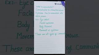 How to write English writing neatly ll learn writing l what is communication [upl. by Glick880]