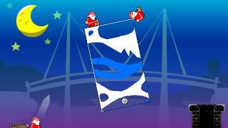 Flashgame  Super Santa Kicker  Part 5  Flashgame 1 of 8 [upl. by Mlehliw]