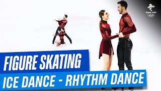 Figure Skating  Ice Dance Rhythm Dance  Full Replay  Beijing2022 [upl. by Aneerb]