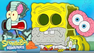 Every Time We See Someones Brain in Bikini Bottom 🧠  SpongeBob [upl. by Alisia822]