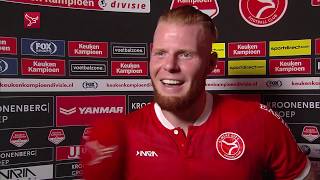 Matchwinner Thomas Verheydt over zijn winnende goal [upl. by Khalid]