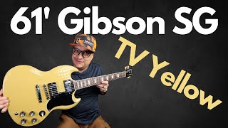 Gibson SG Standard 61 Custom Color TV Yellow Review [upl. by Channing]