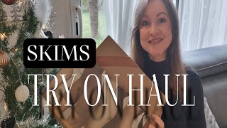 SKIMS SHOPPING HAUL  SKIMS TRY ON HAUL  CHRISTMAS HAUL skimshaul skimsreview [upl. by Dahc]