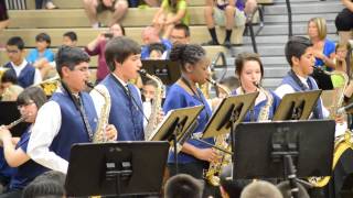 Saxes Will Rock  Canarelli Middle School 2013 [upl. by Betti]