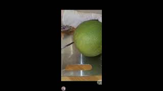 Pomelo 0ne pomelo melo two🤣lets PEEL it perfectly ASMR [upl. by Aehcim]