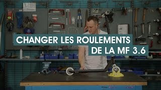 Comment changer les roulements de sa MF 36  Trottinette Freestyle  OXELO WORKSHOP [upl. by Iggep]