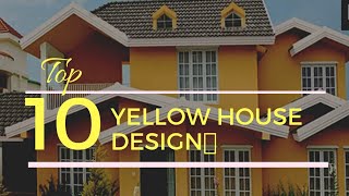 TOP 10 YELLOW HOUSE DESIGN Simple House House [upl. by Arayk]