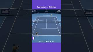 2024 China Open R1 Sramkova vs Kalinina 64 60 wta sports wtatour [upl. by Kelila102]