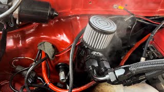 Installing a Motion Raceworks catch can on my 2jz swapped Supra [upl. by Kinson393]