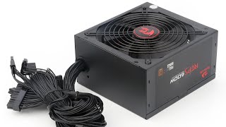 Unboxing Redragon RGPS 600W gaming PSU 80 PLUS Bronze [upl. by Romney]