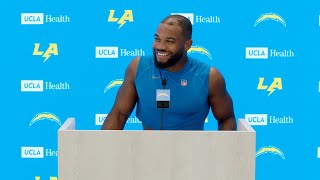 Dobbins On Reuniting With Roman amp Edwards  LA Chargers [upl. by Nosnor]