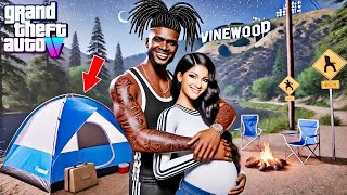 😍Franklin amp Mias First Ever Camping Trip At NightGTA 5 Real Life Mod Remastered Season 2 Episode 7 [upl. by Barbi341]