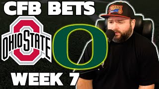 Ohio State vs Oregon Week 7 Bets  College Football Picks With Kyle Kirms [upl. by Rothstein]