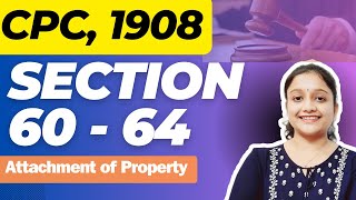 Section 60  64 CPC  Attachment of Property  Judiciary [upl. by Marshal]