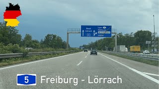 Germany D A5 Freiburg  Lörrach [upl. by Lochner]