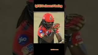 Ipl ki 3 slowest inning cricket ipl [upl. by Abehshtab]