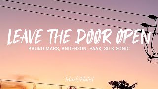 Bruno Mars Anderson Paak Silk Sonic  Leave the Door Open Lyrics [upl. by Leksehcey330]