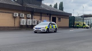 Lincolnshire Police  2019 Vauxhall Astra IRV Responding from Lincoln Combined Station [upl. by Anon251]