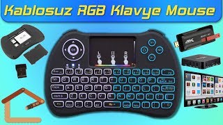 Kablosuz RGB Mini Klavye  Mouse İncelemesi [upl. by Platon826]